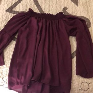 Off the shoulder shirt